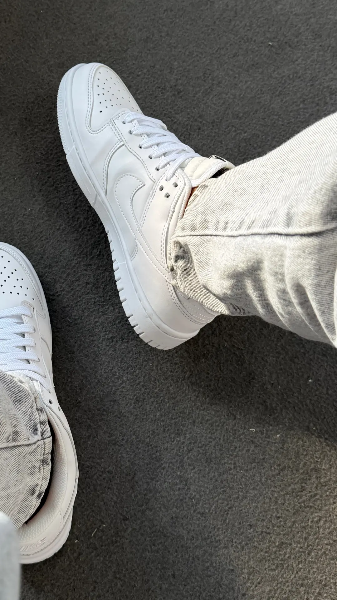 Tênis casual cano baixo todo branco